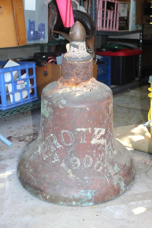 Used 1900 Proteus Shipwreck Solid Brass Bell