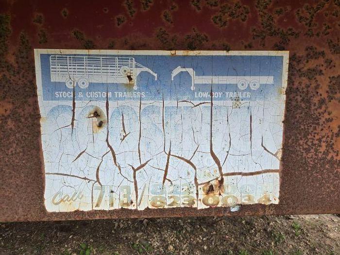 Used 1973 Gooseneck 20 ft Stock Trailer