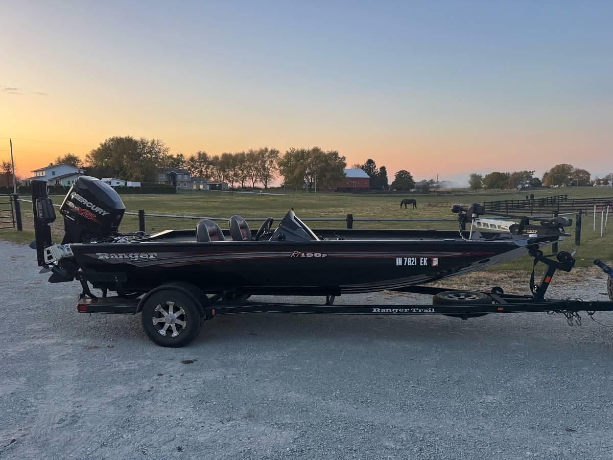 Used 2018 Ranger STI98P Bass Boat and Trailer