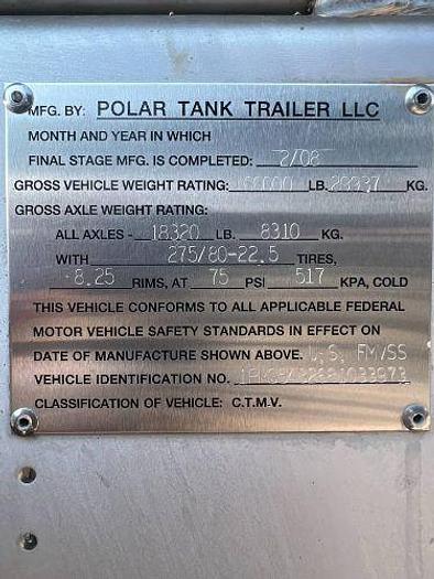 Used 2008 Polar Tanker