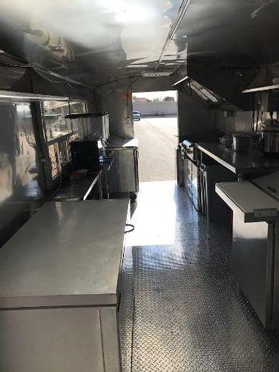 Used 2014 8ft x 24ft Kitchen Food Trailer