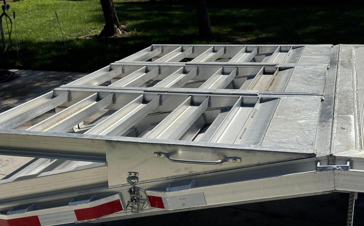 Used 2020 Alum-Line Gooseneck Flatbed Trailer