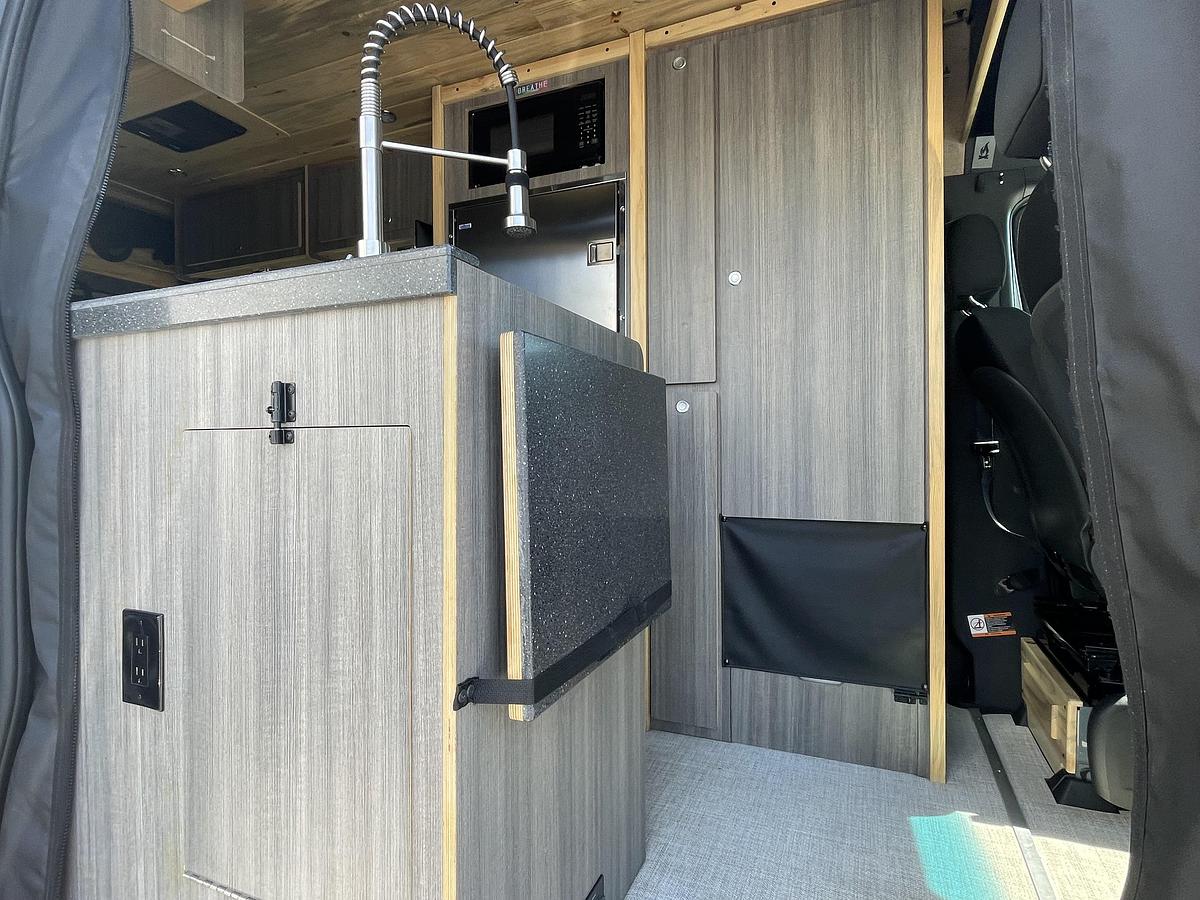 Used 2023 Mercedes-Benz Sprinter 144" Wheelbase High-Roof Complete Custom Built By Colorado Camper Van