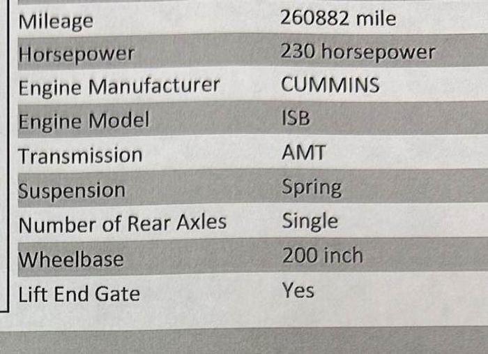 Used 2019 Freightliner Box Truck