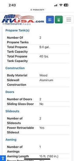 Used 2022 Forest River XLR Boost 31QB