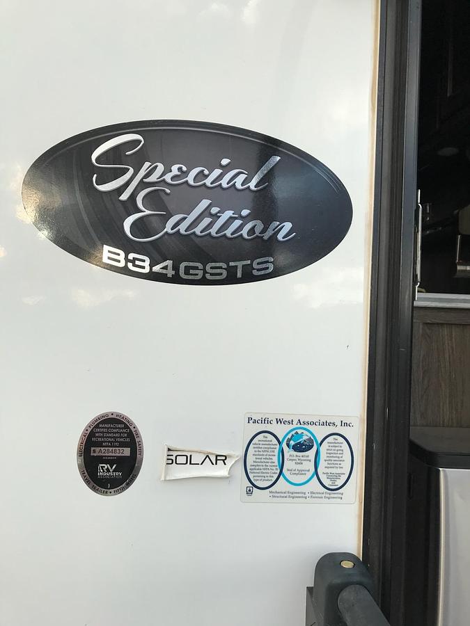 Used 2022 Genesis Supreme Limited Ed B34GSTS Toy Hauler