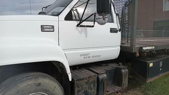 Used 1999 GMC C8500 Roll-Off Truss Delivery Truck