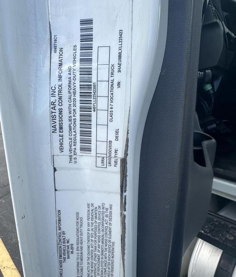 Used 2020 International MV Box Truck