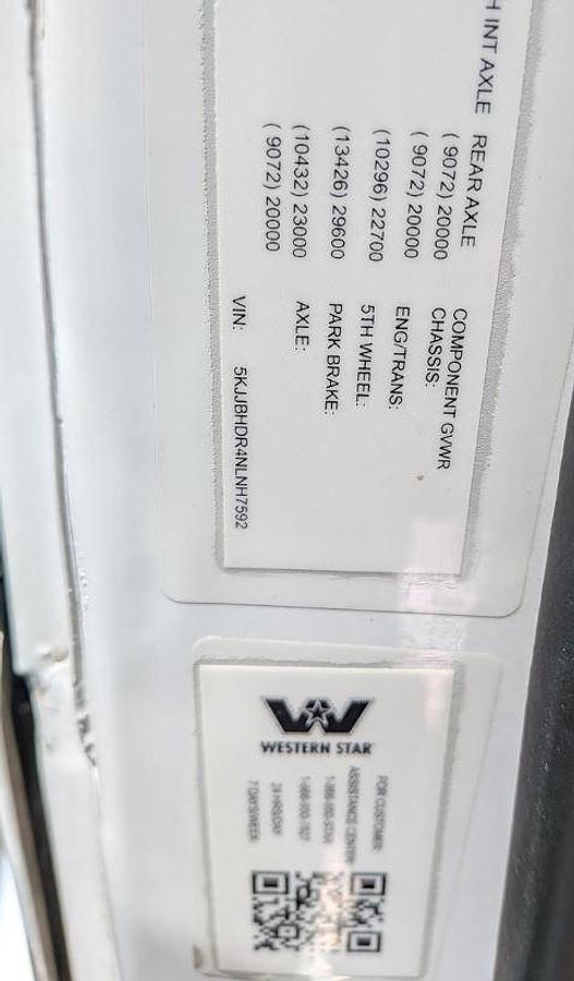 Used 2022 Western Star 5700XE