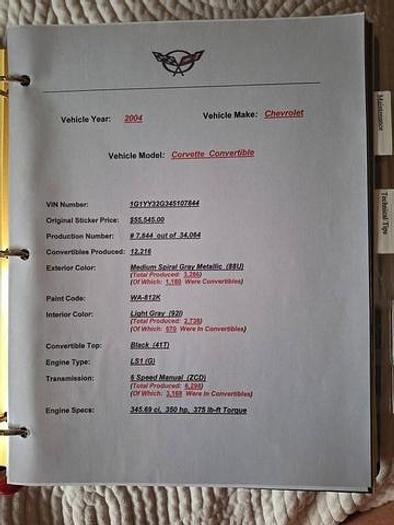 Used 2004 Chevrolet Corvette