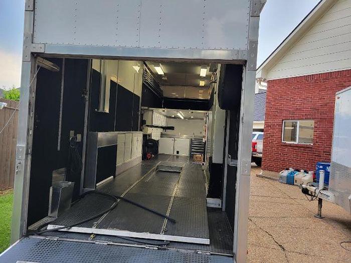 Used 2015 Motorsports Aluminum 3 Car Trailer