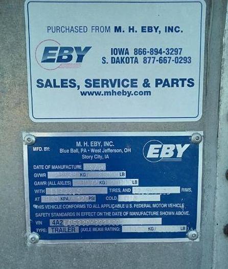 Used 2021 EBY Livestock Trailer