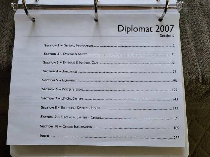 Used 2007 Monaco Diplomat 40SFT