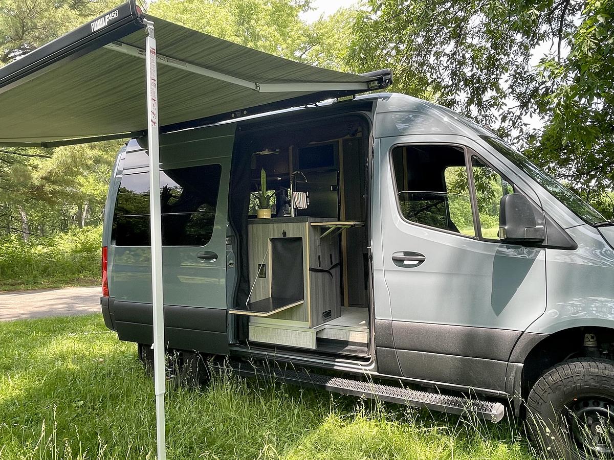 Used 2023 Mercedes-Benz Sprinter 144" Wheelbase High-Roof Complete Custom Built By Colorado Camper Van