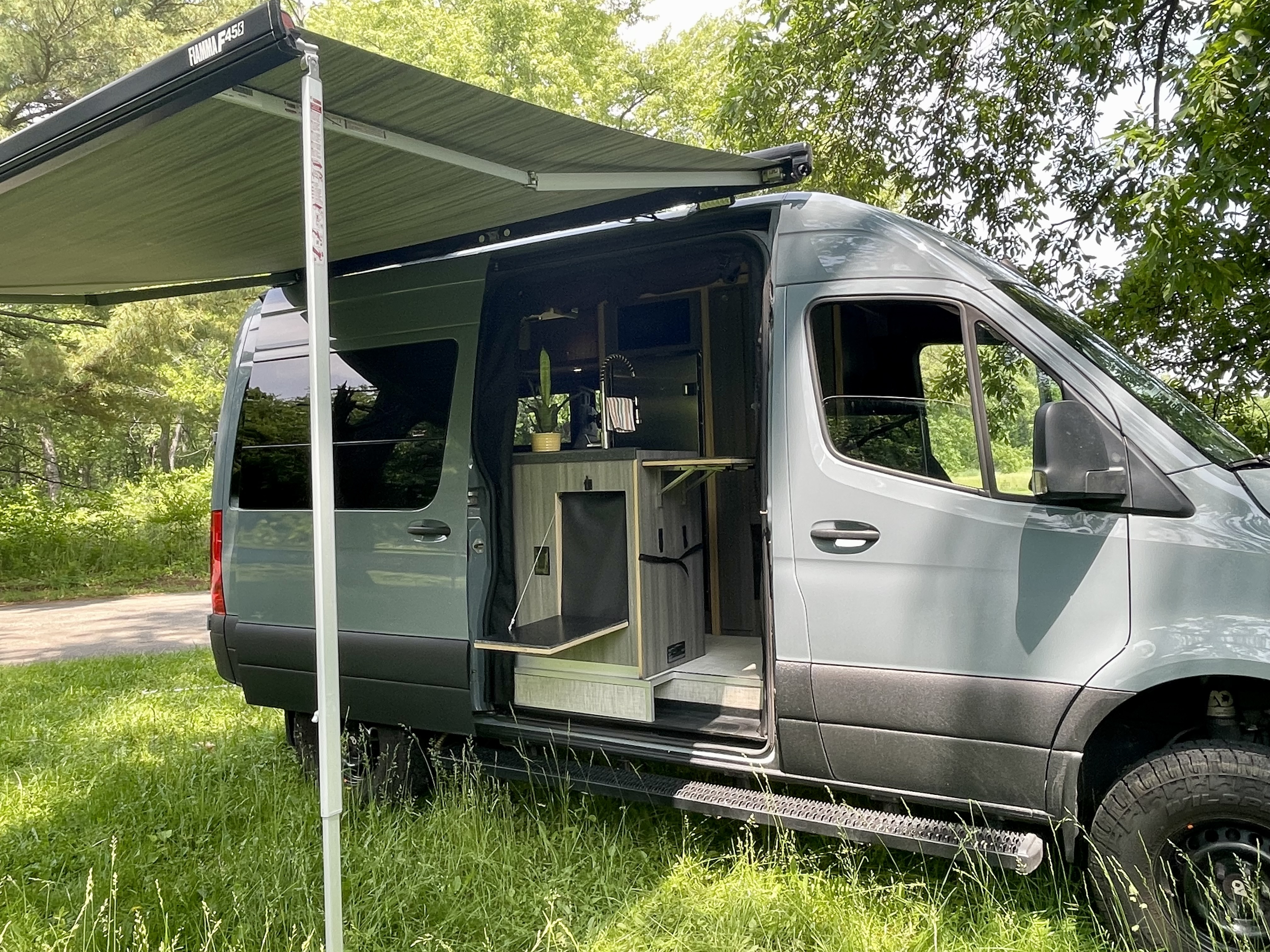 Used 2023 Mercedes-Benz Sprinter 144" Wheelbase High-Roof Complete Custom Built By Colorado Camper Van