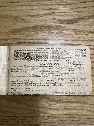 Used 1946 PIPER PA 12 Super Cruiser