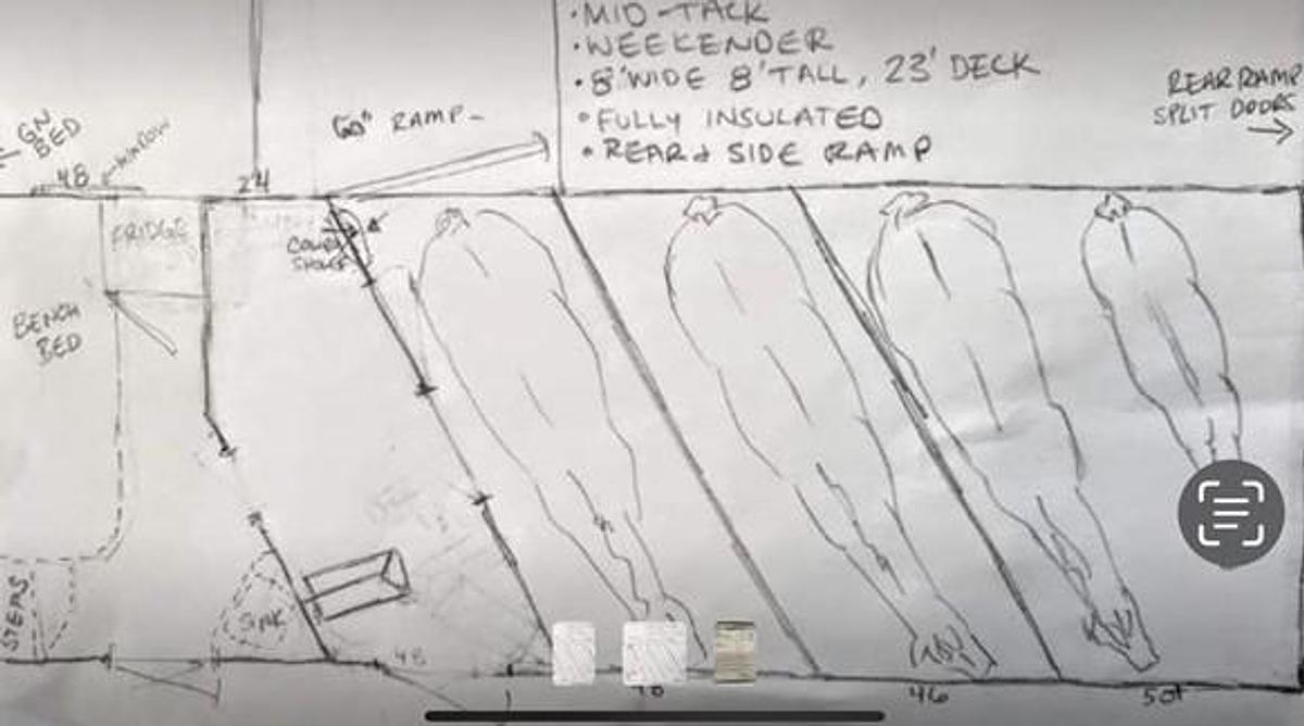 Used 2021 Jamco 3 Horse Reverse Trailer