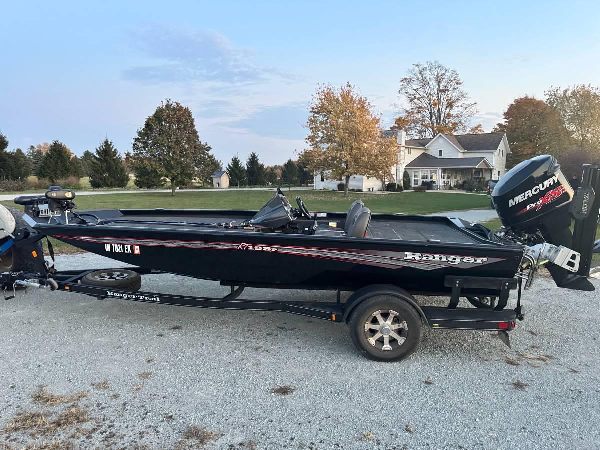 Used 2018 Ranger STI98P Bass Boat and Trailer