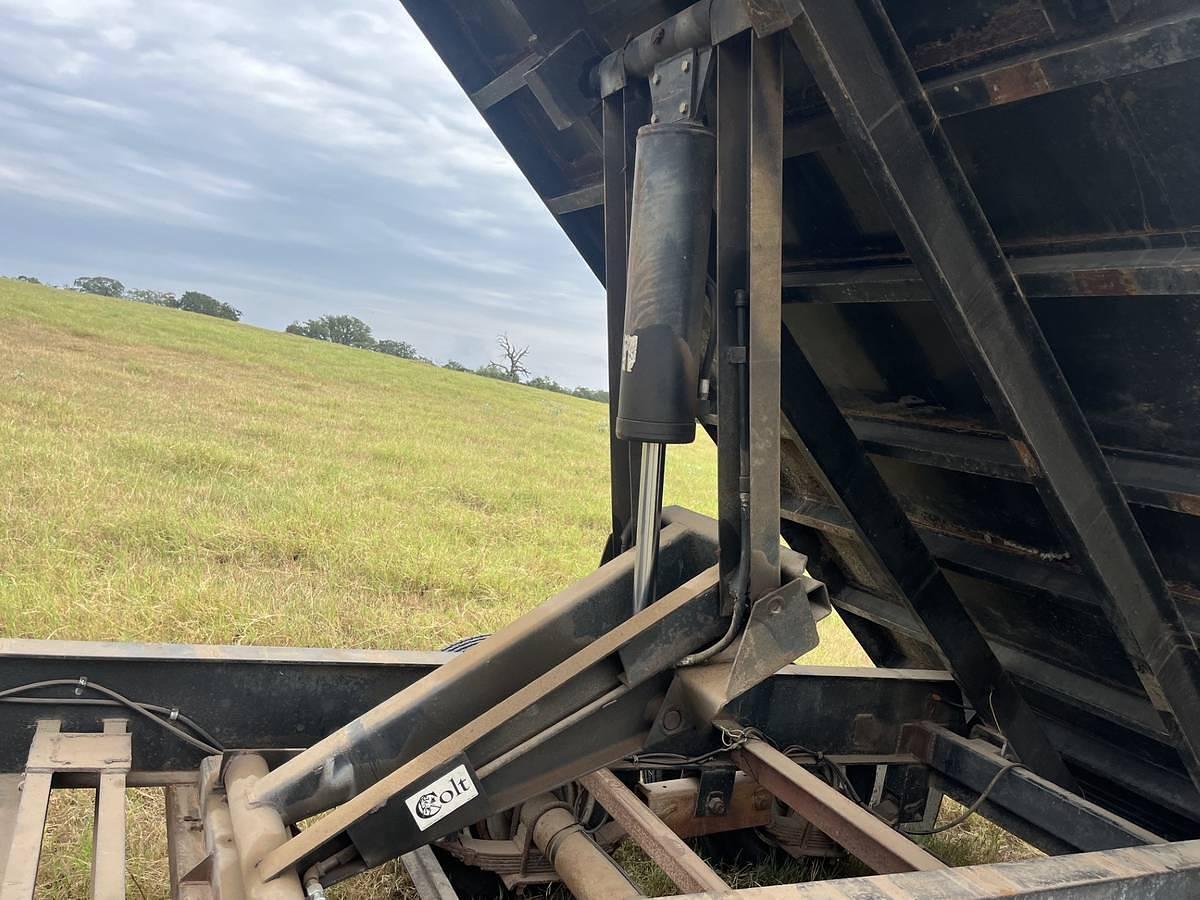 Used Texas Goosenecks 16' Heavy-Duty Dump Trailer – 4' Sides – Tandem 12,000-Lb Dexter Axles