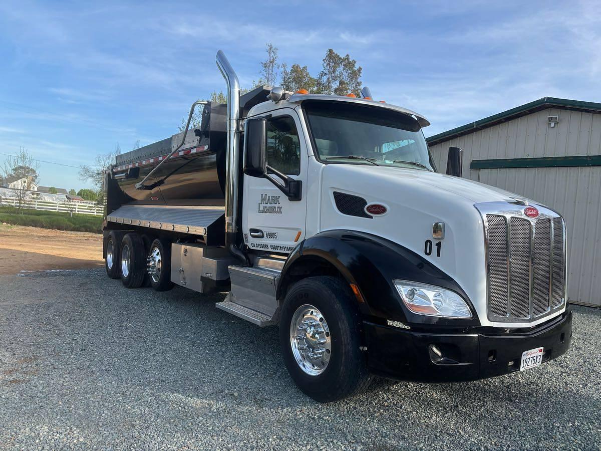 Used 2018 Peterbilt 579 Four Axle Dump Truck