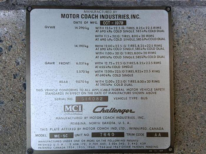 Used 1979 MCI RV Conversion