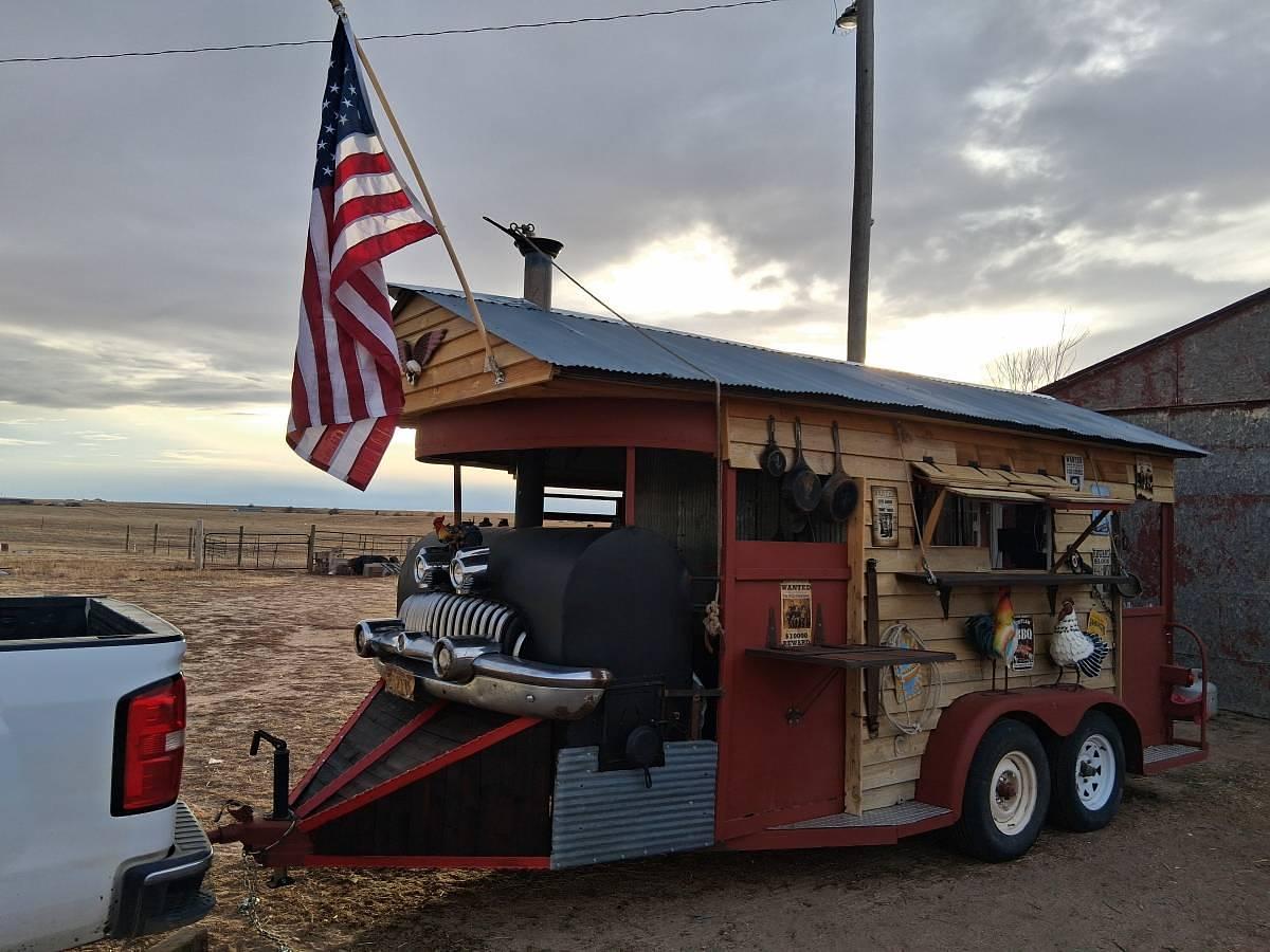 Used Smoker Grill Trailer