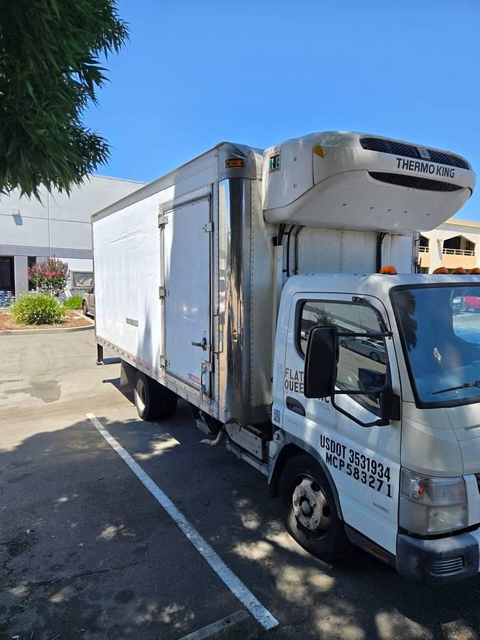 Used 2016 Mitsubishi Fuso FEC72S Refrigerated Box Truck