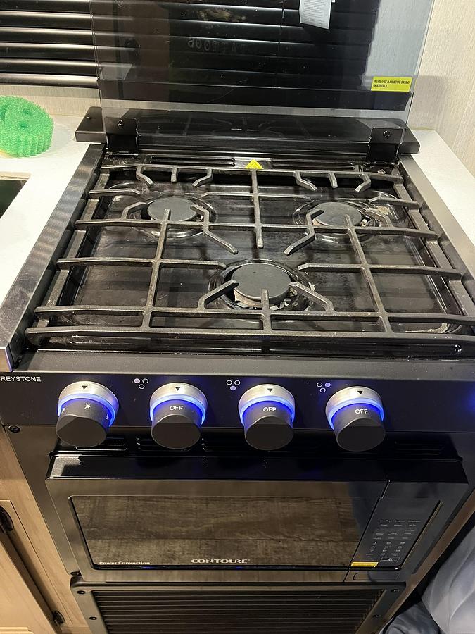 Used 2024 Forest River Cherokee Grey Wolf Black Label 22RRBL Travel Trailer Toy Hauler