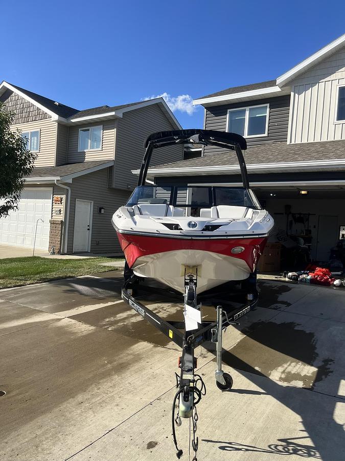 Used 2016 Scarab 215 Jet Boat with Monster Surf Tower and Bimini