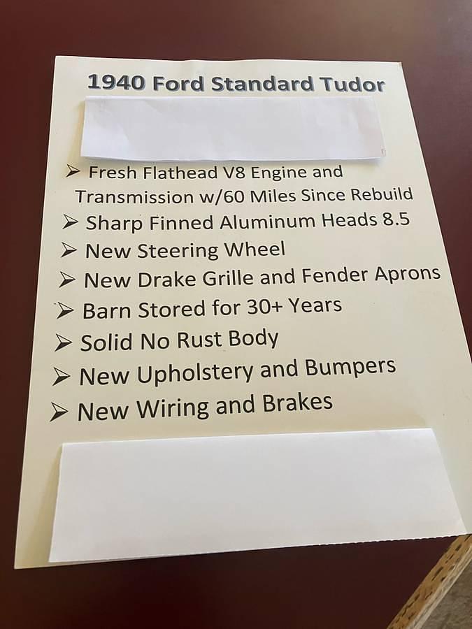 Used 1941 Ford Tudor Standard Sedan