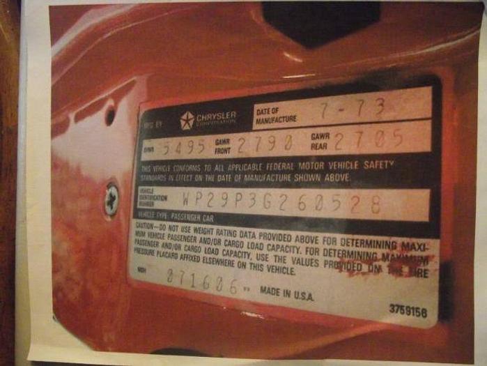 Used 1973 Dodge Charger SE