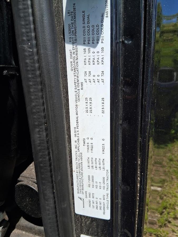 Used 2019 Mack M9 Pinnacle