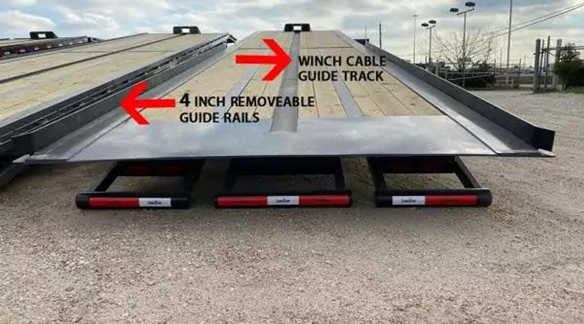 Used 2024 RAWMAXX Lonestar GN469 Full Tilt Container Trailer