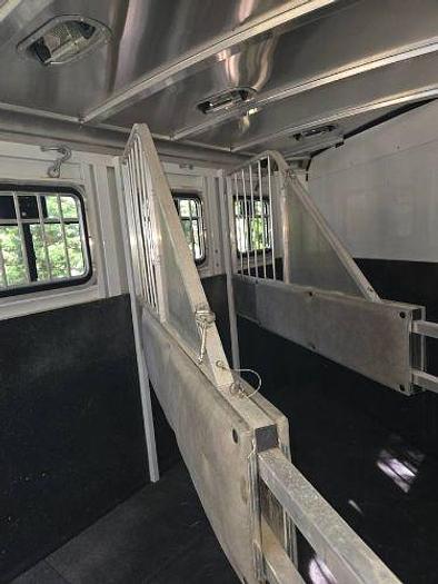 Used 2013 Circle J Bronco 3 Horse Slant Trailer