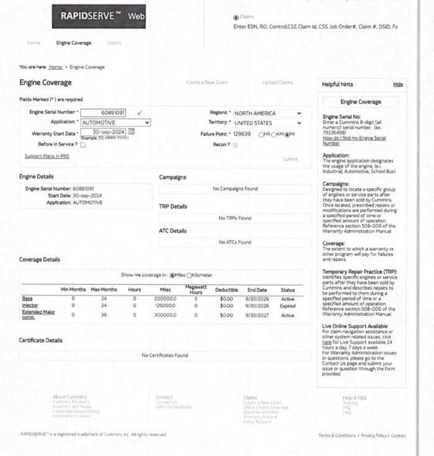 Used 2020 Peterbilt 389 Sleeper Semi Truck