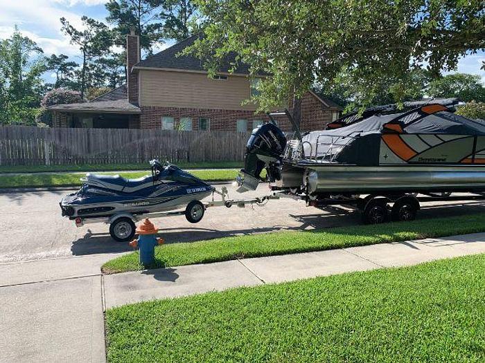 Used 2021 Berkshire Tritoon with SeaDoo Jetski