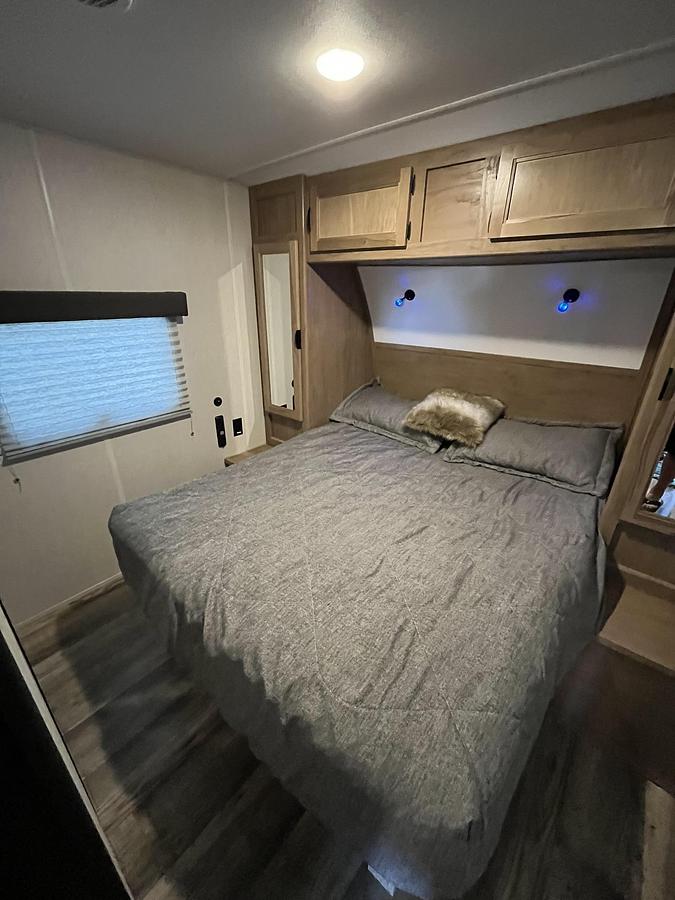 Used 2024 Forest River Cherokee Grey Wolf Black Label 22RRBL Travel Trailer Toy Hauler