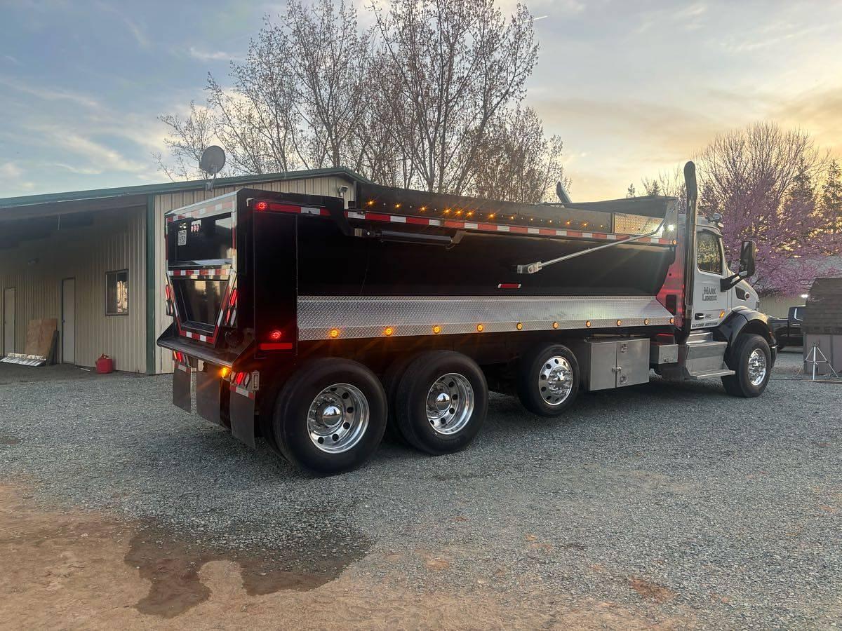Used 2018 Peterbilt 579 Four Axle Dump Truck