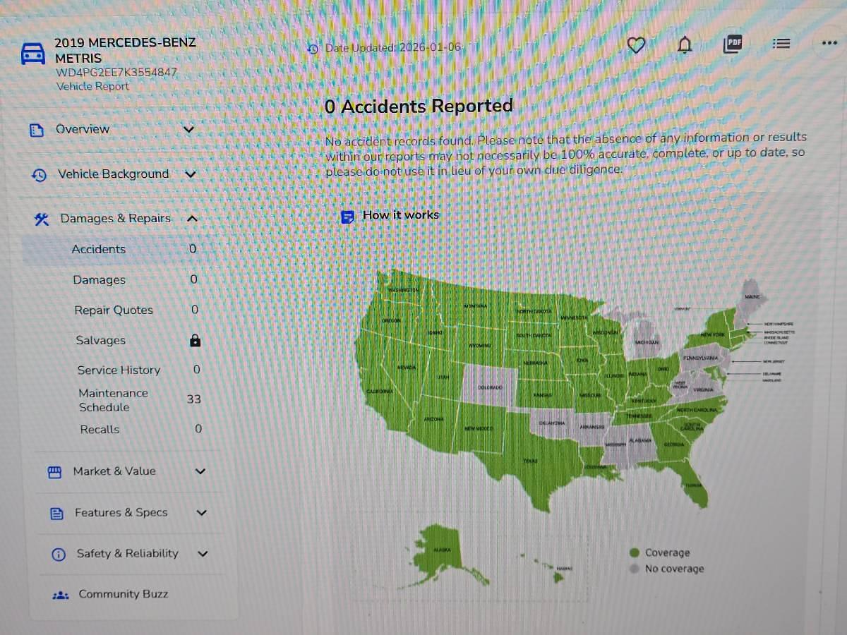 Used 2019 Mercedes Benz Metris