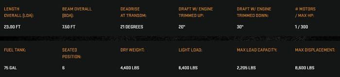 Used 2022 DGS Monster 22 Center Console