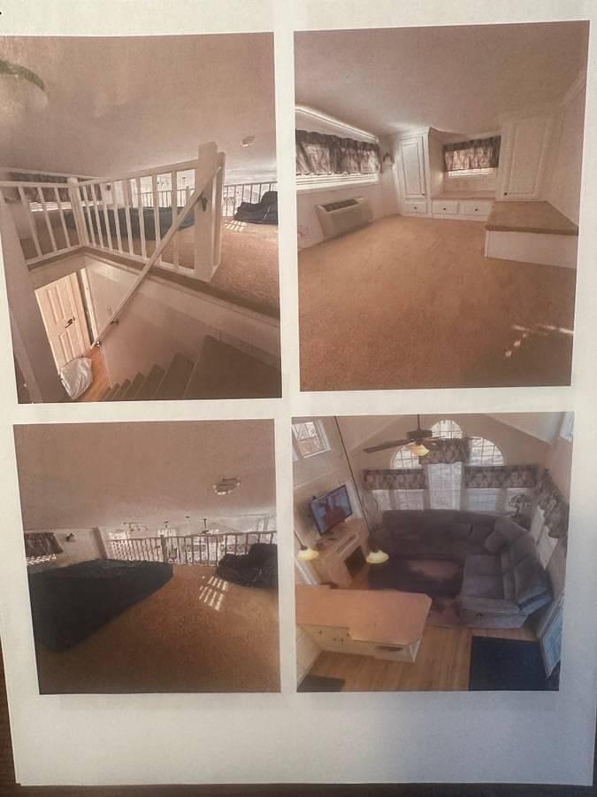 Used Two Story Park Model Trailer With 2022 Evolution Forester Golf Cart