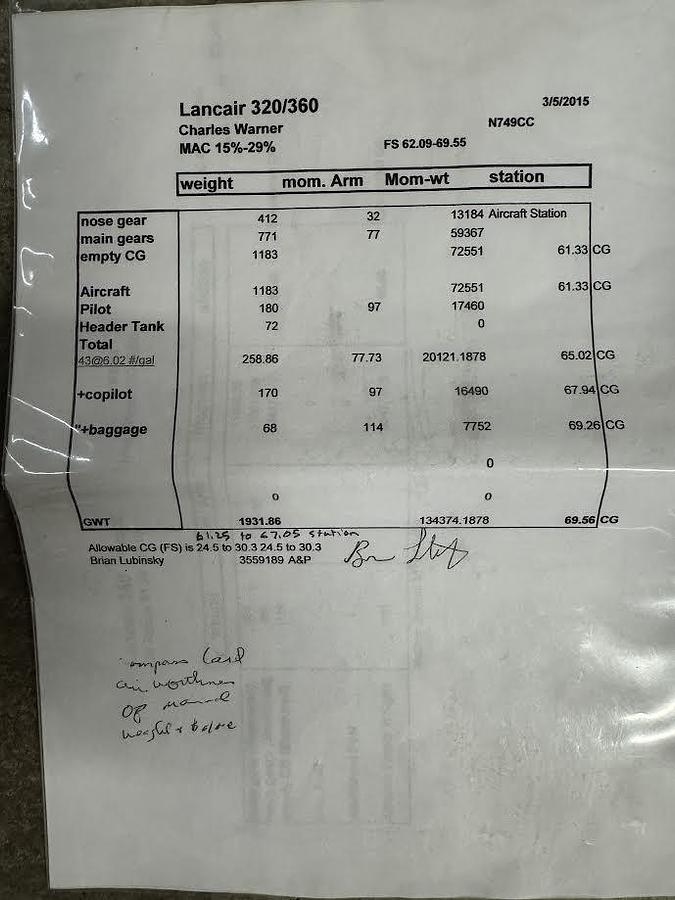 Used 1993 Lancair 360