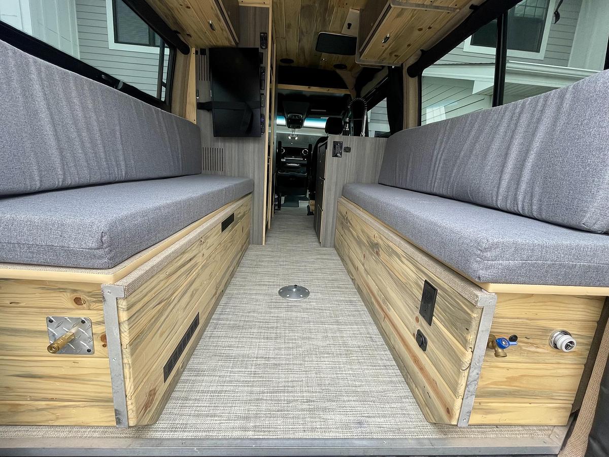 Used 2023 Mercedes-Benz Sprinter 144" Wheelbase High-Roof Complete Custom Built By Colorado Camper Van