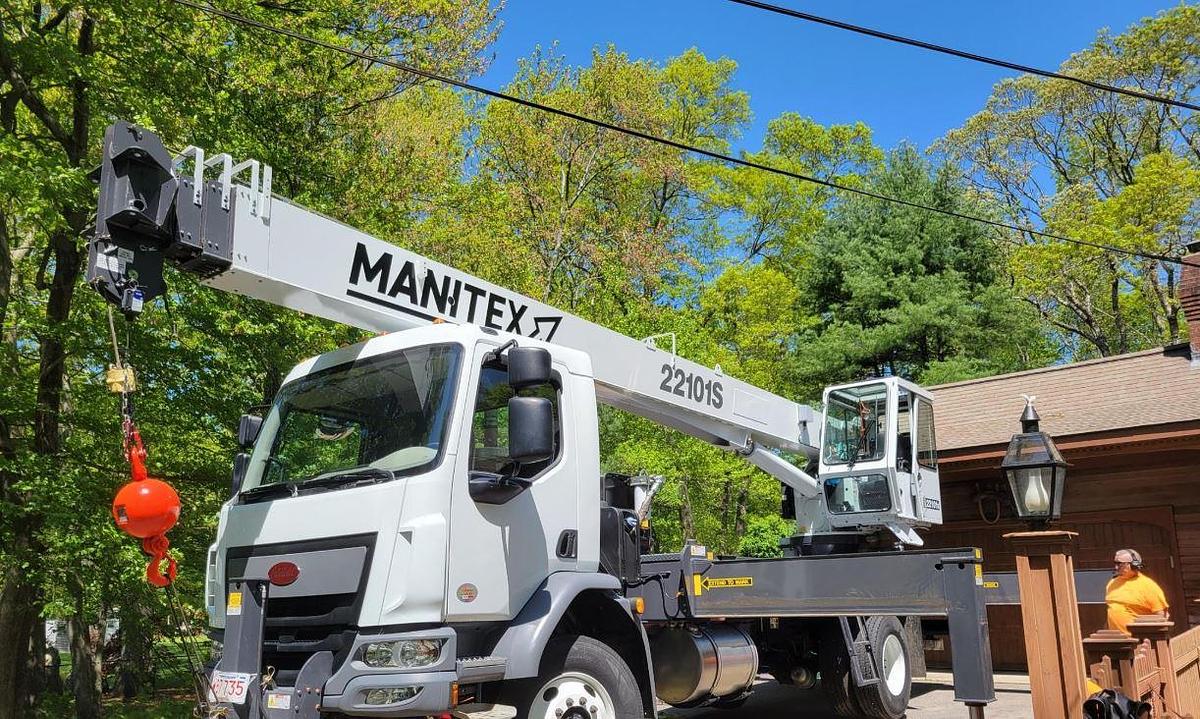 Used 2024 Manitex 22101 mounted on 2024 Peterbilt 220