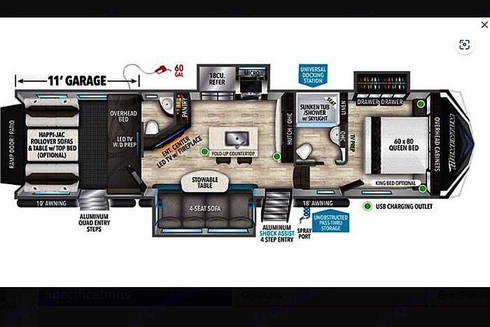 Used 2022 Grand Design 351M With 2017 dodge ram 2500