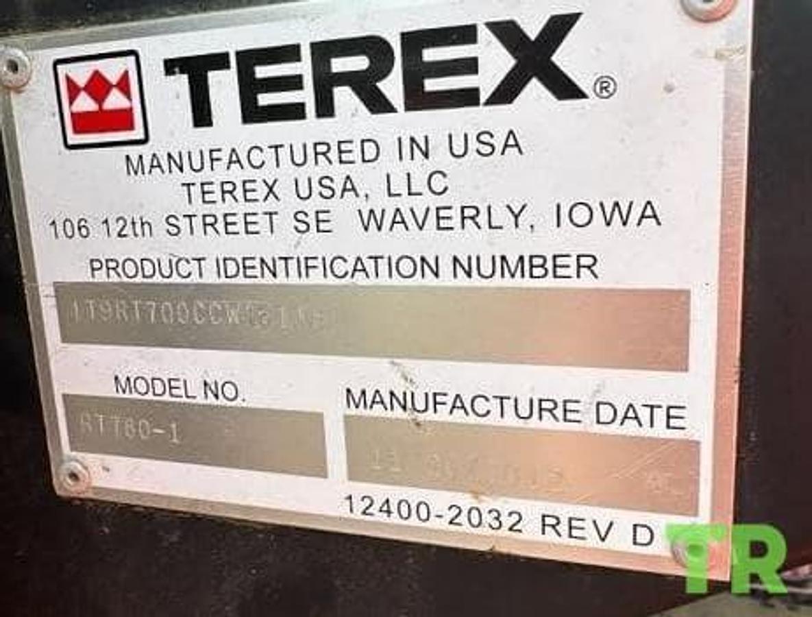 Used 2012 Terex RT780-1 Rough Terrain Crane