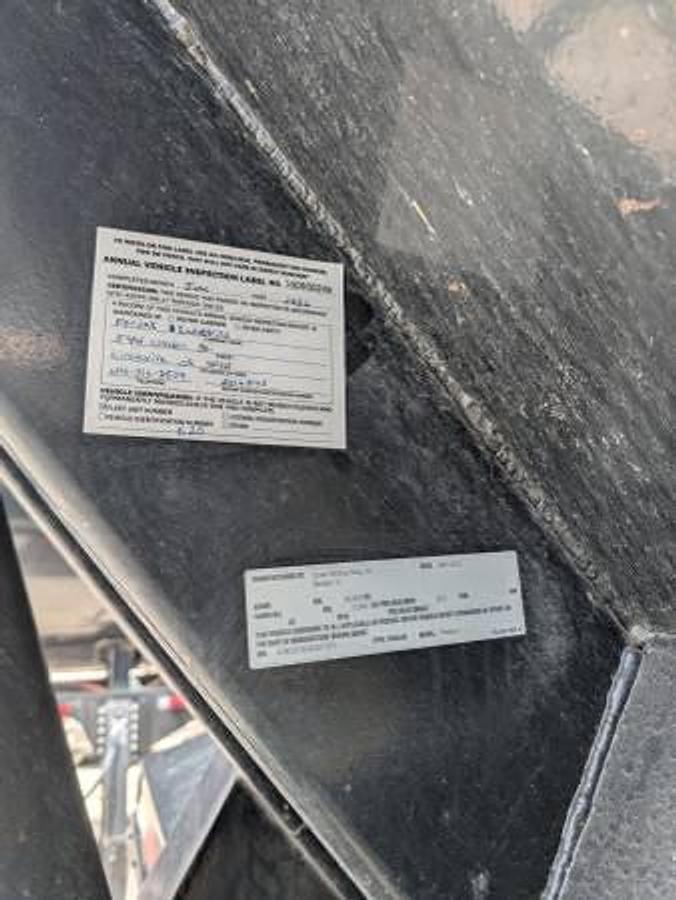 Used 2013 Coras Predator 22' End Dump Trailer