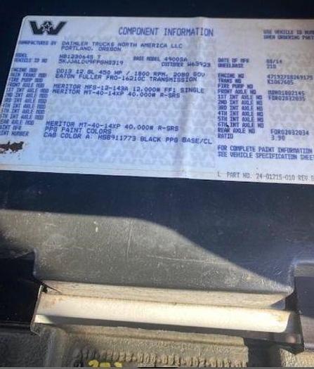 Used 2015 WESTERN STAR 4900