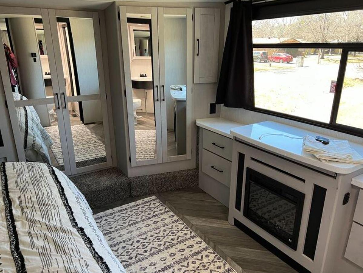 Used 2022 Heartland Cyclone 4007 Fifth Wheel Toy Hauler