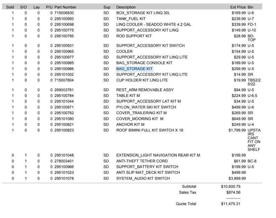 Used 2022 Seadoo Switch Sport 18/230